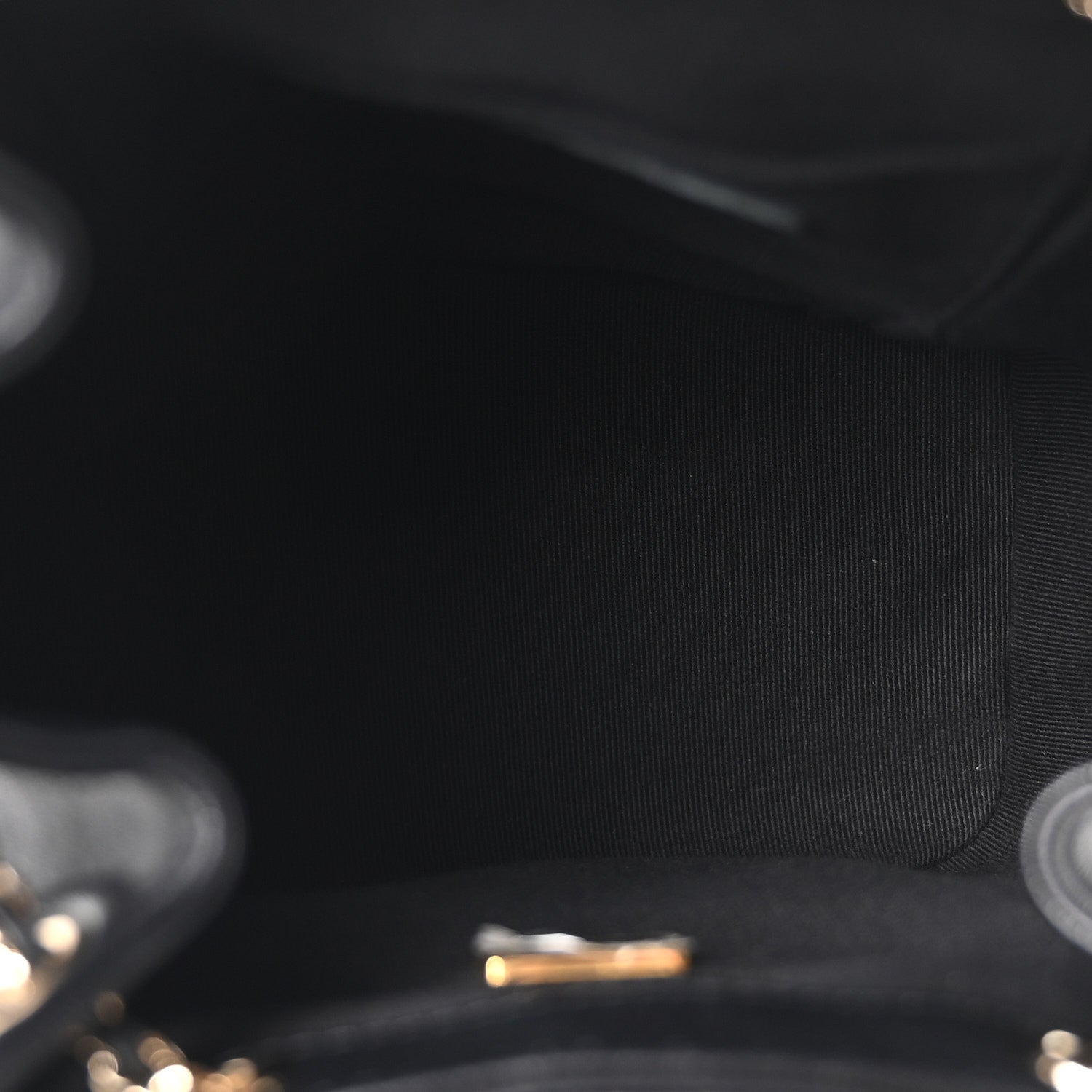 Chanel Lambskin Quilted Small Duma Drawstring Backpack Black 5 of 11
