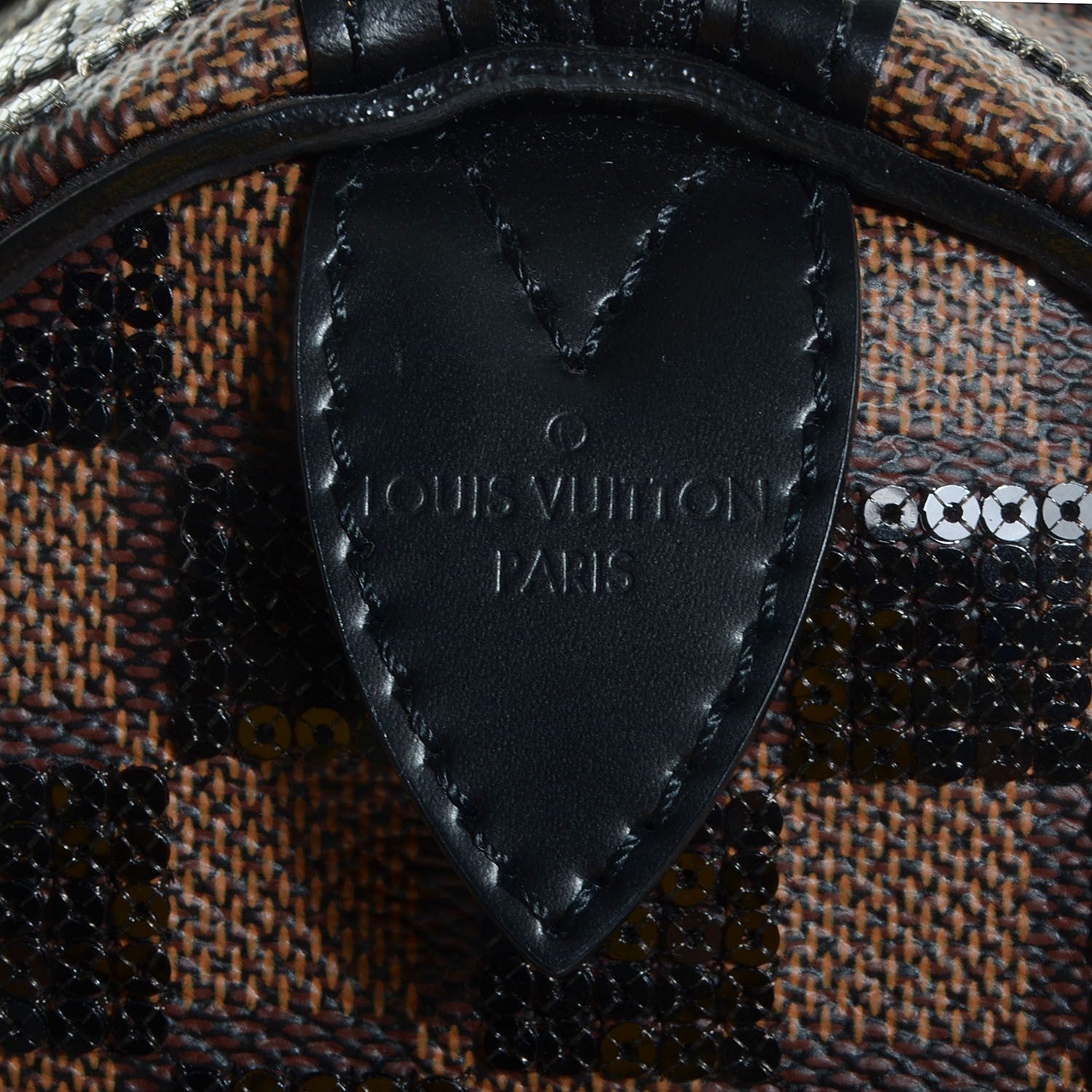 Louis Vuitton Damier Paillettes Speedy 30 Black 8 of 8