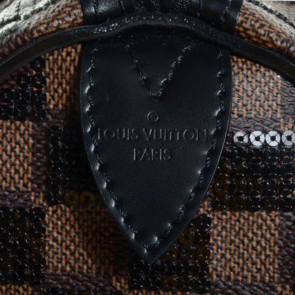 Louis Vuitton Damier Paillettes Speedy 30 Black 8 of 8