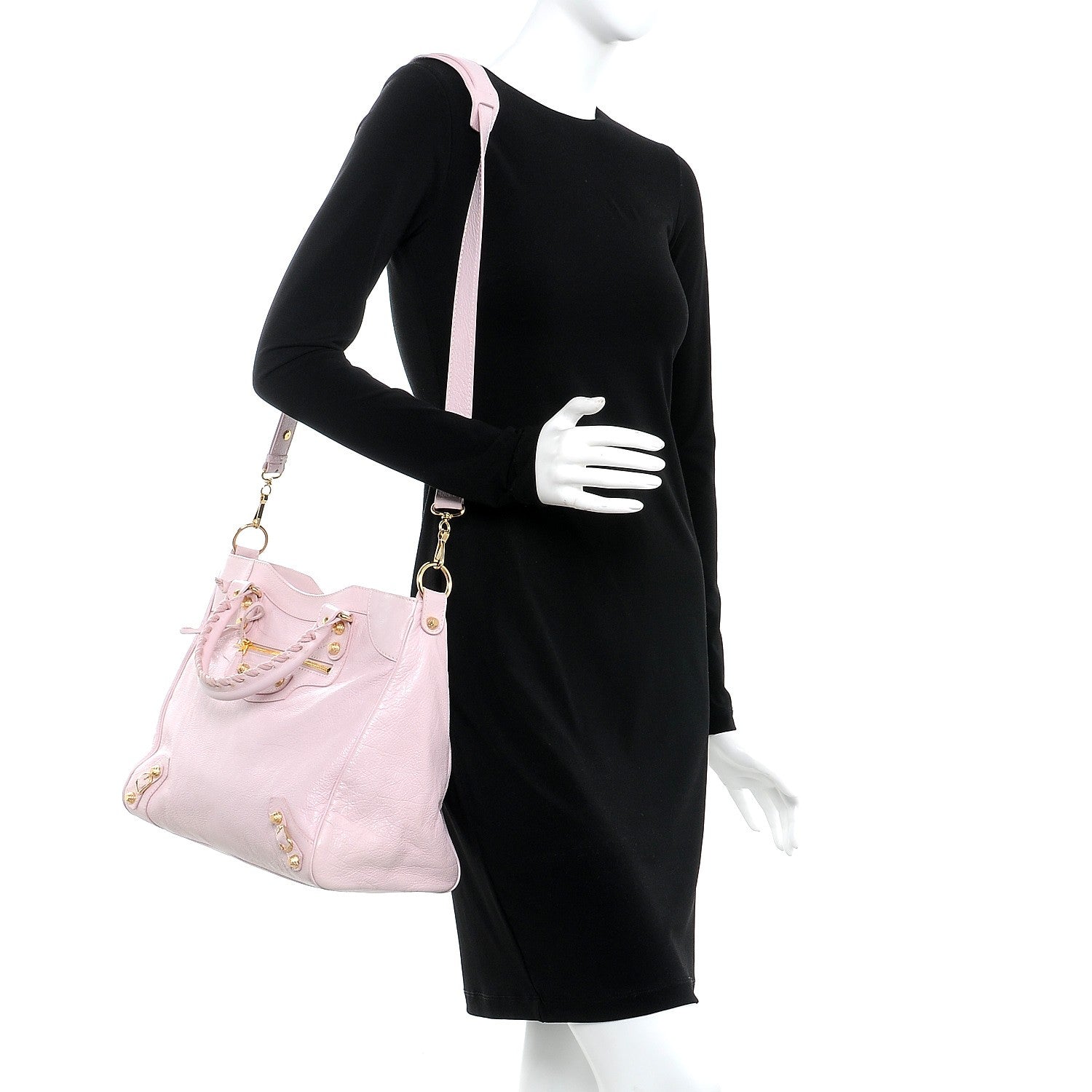 Balenciaga Agneau Giant 12 Gold Hardware Velo Rose Poudre Rose Petunia 2 of 8