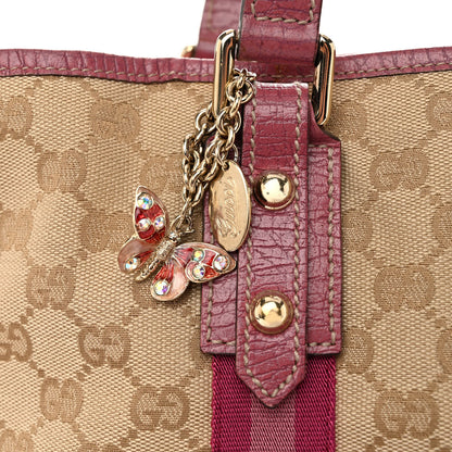 Gucci Monogram Medium Jolicoeur Tote Pink 10 of 10
