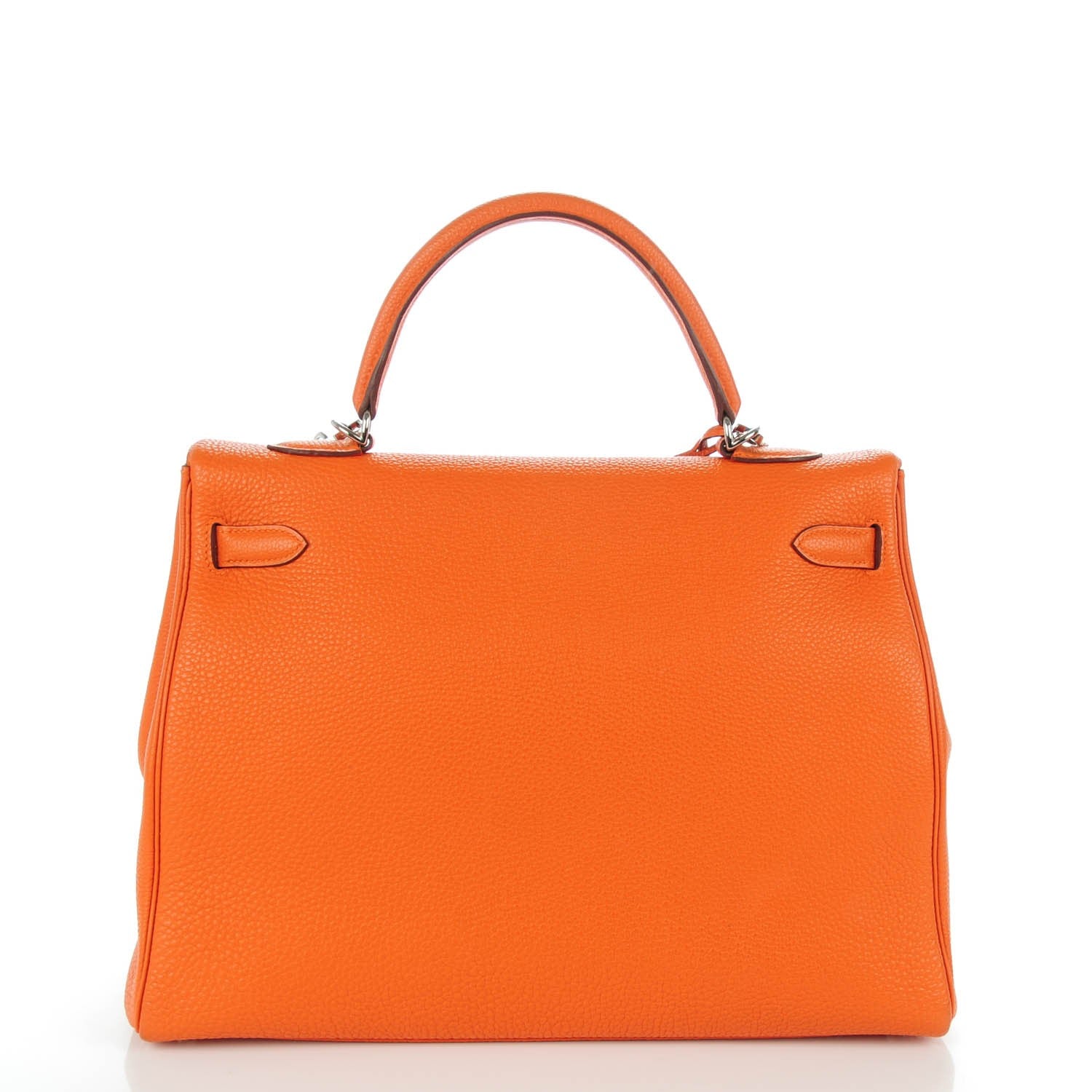 Hermes Togo Kelly Retourne 35 Orange 4 of 23