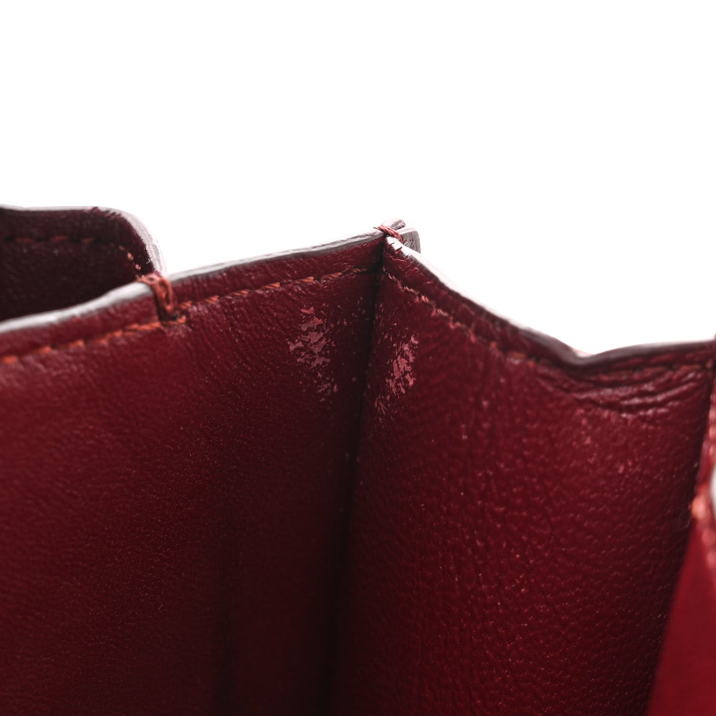 Box Calfskin Small Classic Box Flap Bag Burgundy