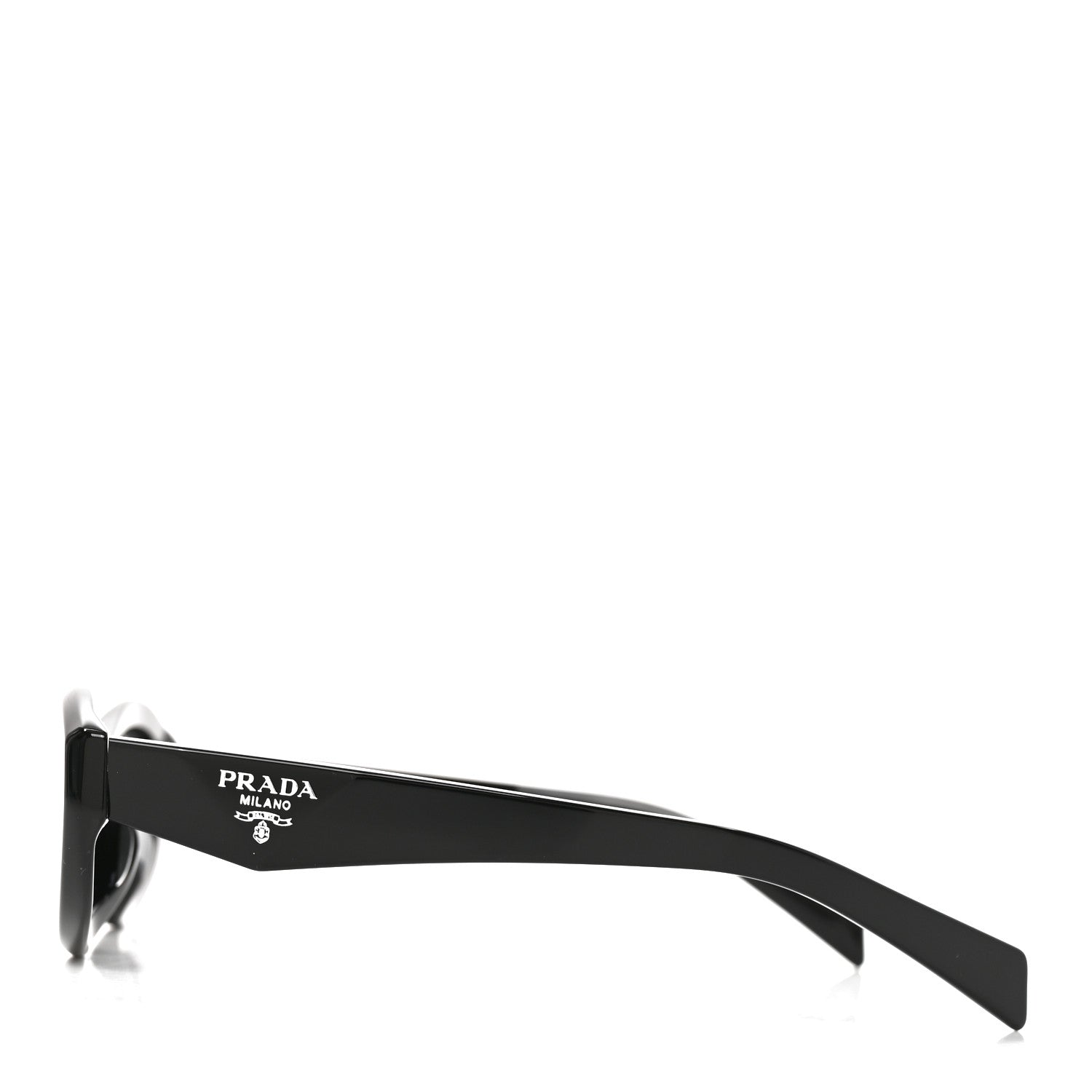 Prada Acetate Oval Sunglasses SPR 26Z Black 3 of 6
