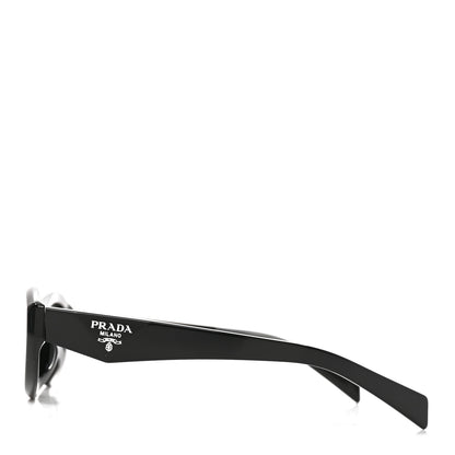 Prada Acetate Oval Sunglasses SPR 26Z Black 3 of 6