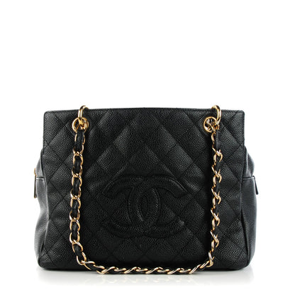 Chanel Caviar Quilted Petit Timeless Tote PTT Black 1 of 9