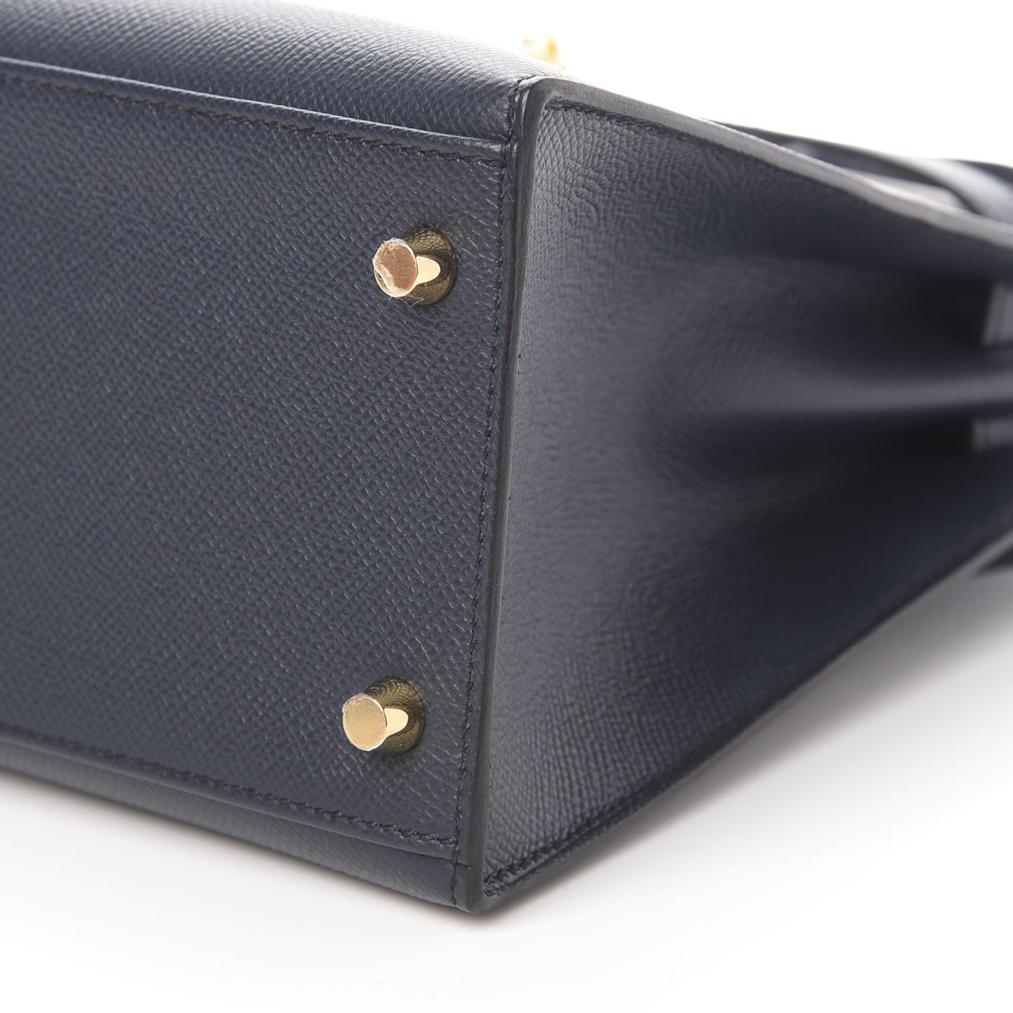 Epsom Casaque Kelly Sellier 28 Bleu Indigo Black Bleu Frida
