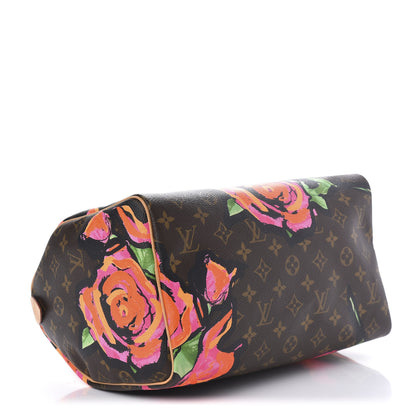 Louis Vuitton Monogram Roses Speedy 30 4 of 10