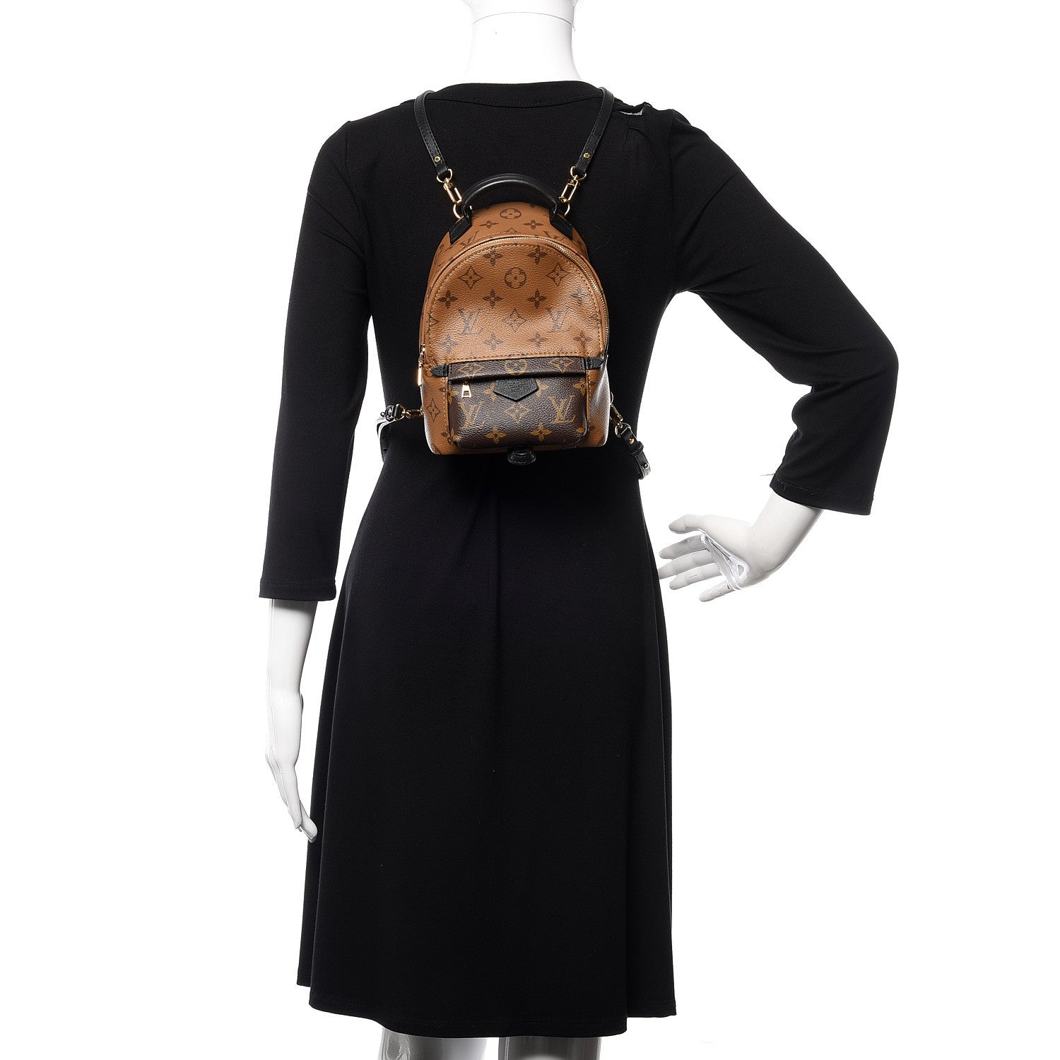Louis Vuitton Reverse Monogram Palm Springs Backpack Mini 2 of 10