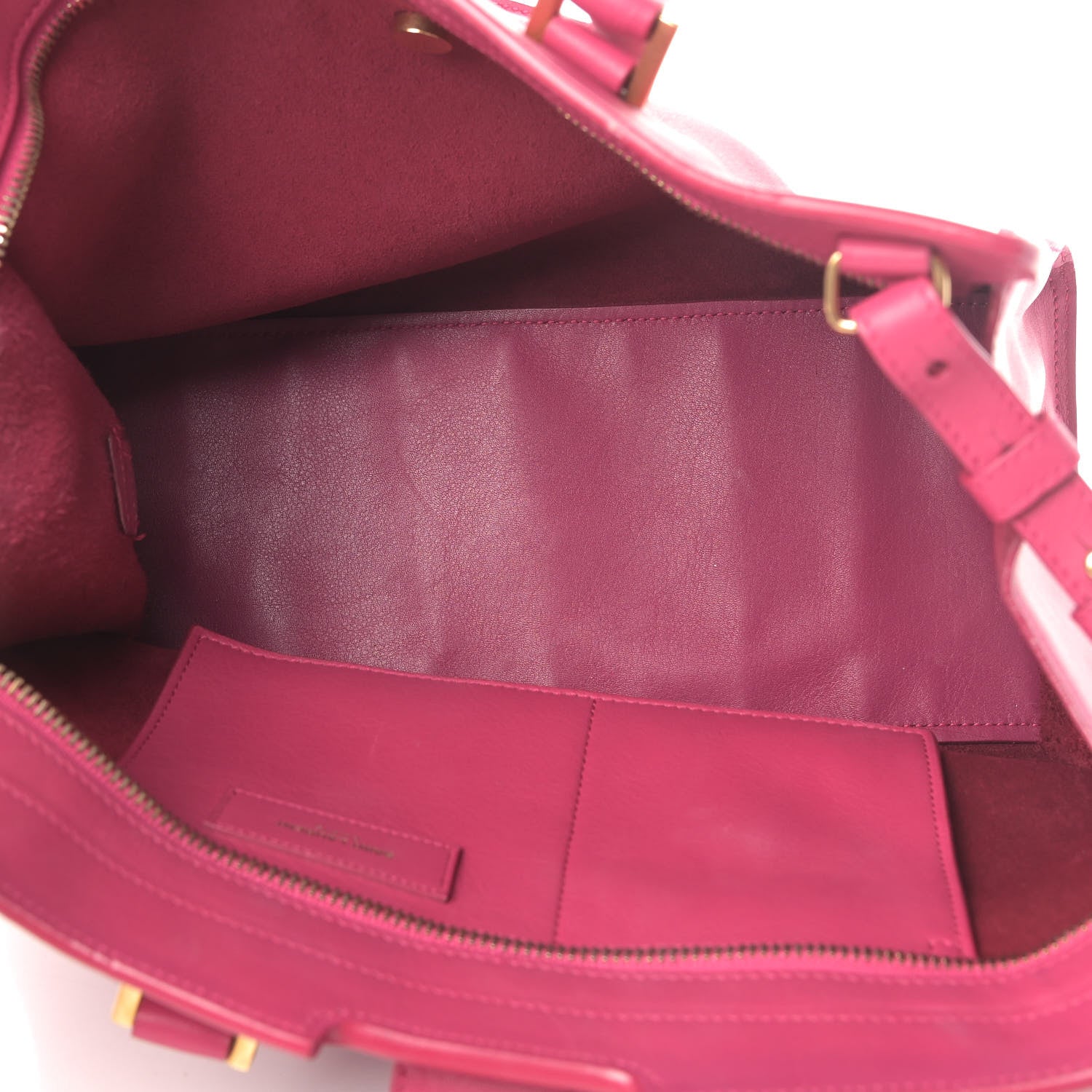 Saint Laurent Calfskin Small Classic Y Cabas Fuchsia 4 of 13