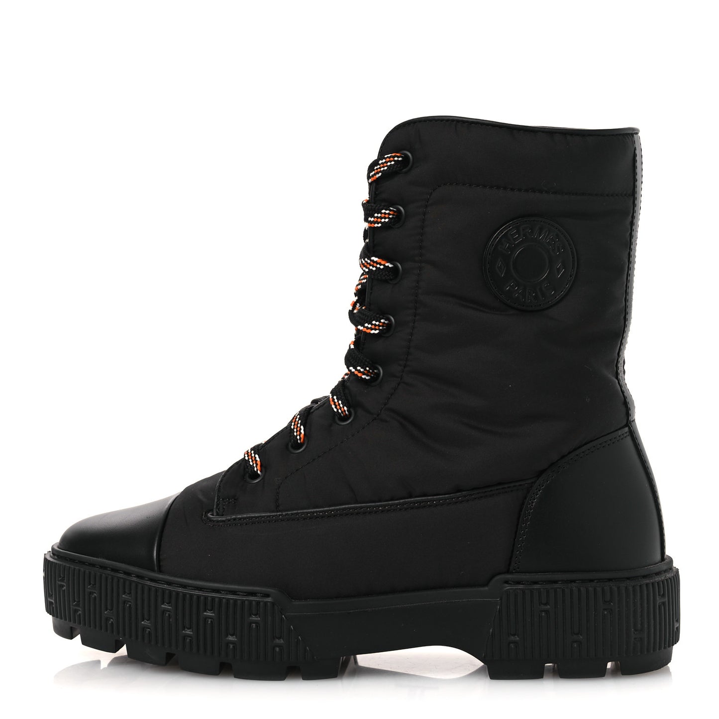 Calfskin Parachute Fresh Ankle Boots 38 Black