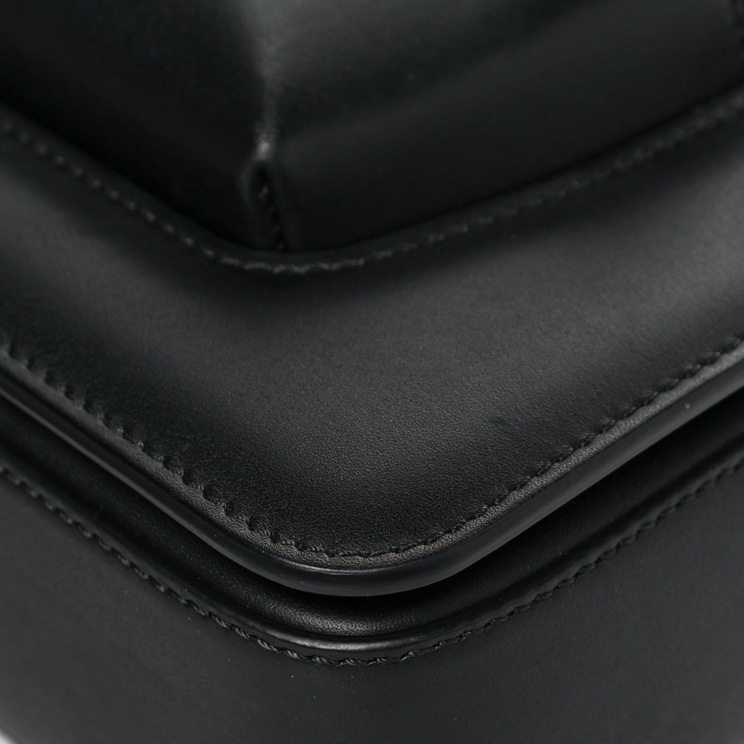 Tom Ford Calfskin Hollywood T Twist Shoulder Bag Black 9 of 12