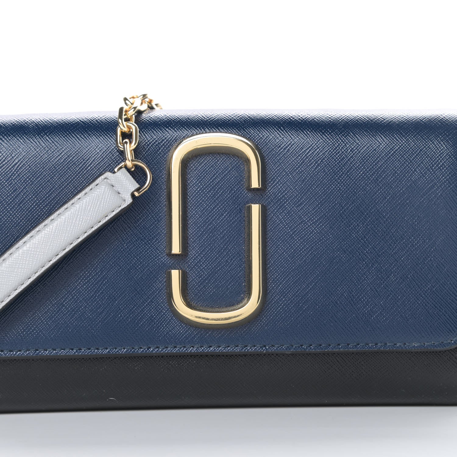 Marc Jacobs Saffino Snapshot Wallet on Chain Blue Multi 9 of 11