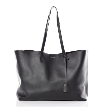 Saint Laurent Calfskin Large Shopping Tote Black 3 of 15