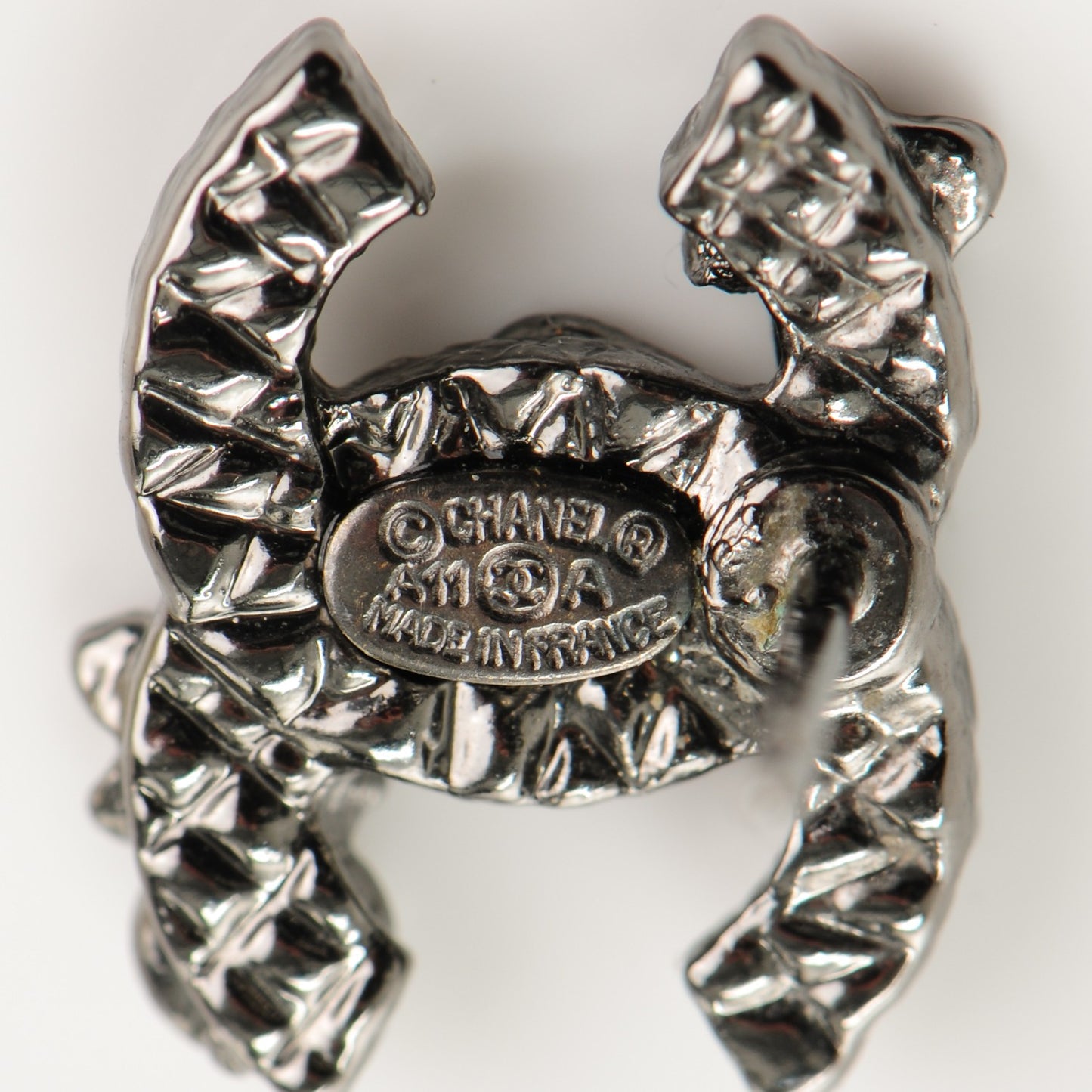 Glitter Enamel Crystal Star CC Earrings