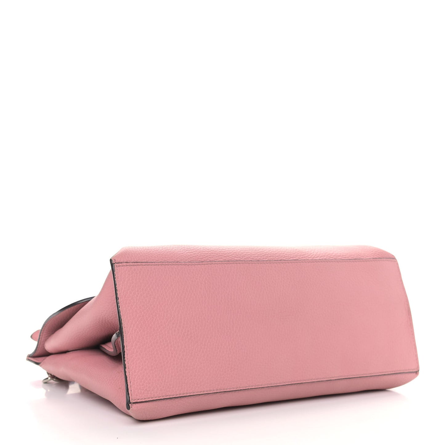 Cellarius Calfskin Medium Bamboo Daily Top Handle Bag Carmine Rose