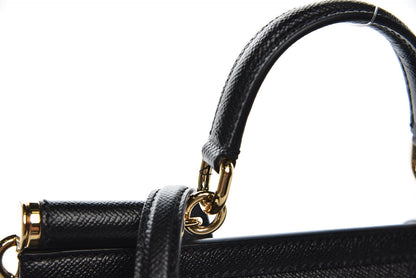 Dolce & Gabbana Dauphine Medium Miss Sicily Satchel Black 8 of 8