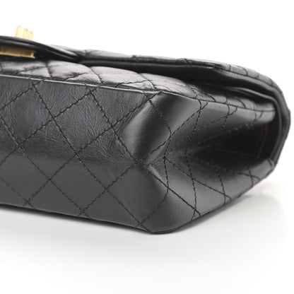 Chanel Aged Calfskin Quilted 2.55 Reissue 225 Flap Black 10 of 15