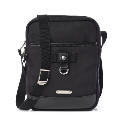 Saint Laurent Canvas Rivington Race Pouch Black 1 of 9