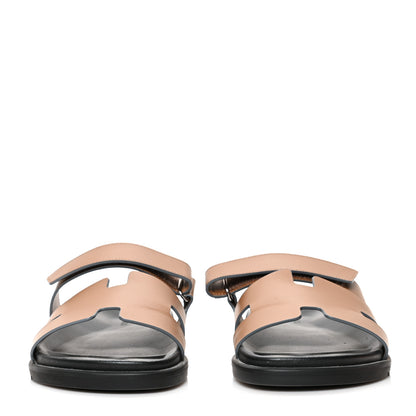 Hermes Calfskin Mens Chypre Sandals 42 Naturel 2 of 9