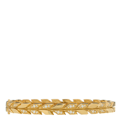 Tiffany 18K Yellow Gold Diamond Victoria Vine Bracelet 1 of 5