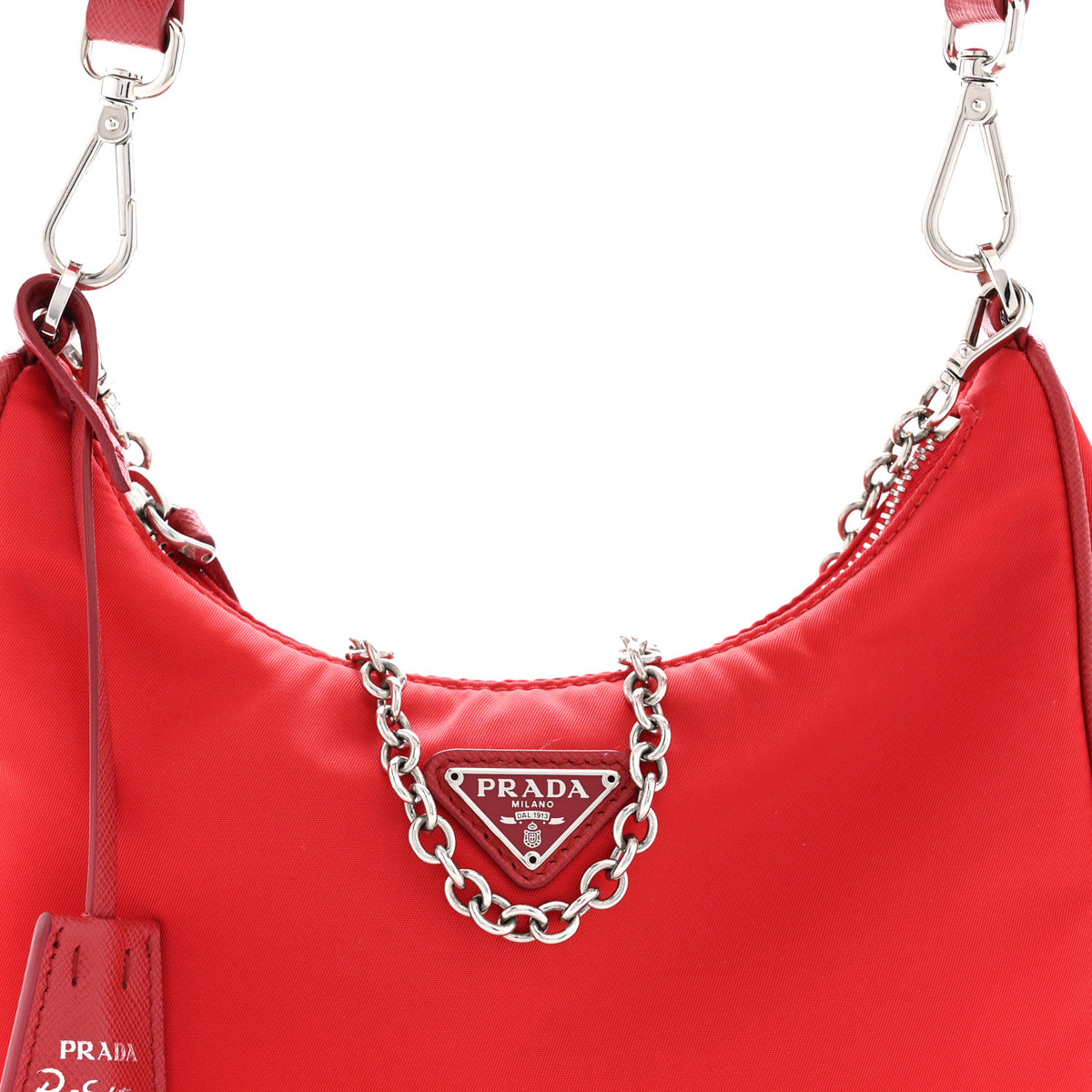 Nylon Re-Edition 2005 Shoulder Bag Rosso
