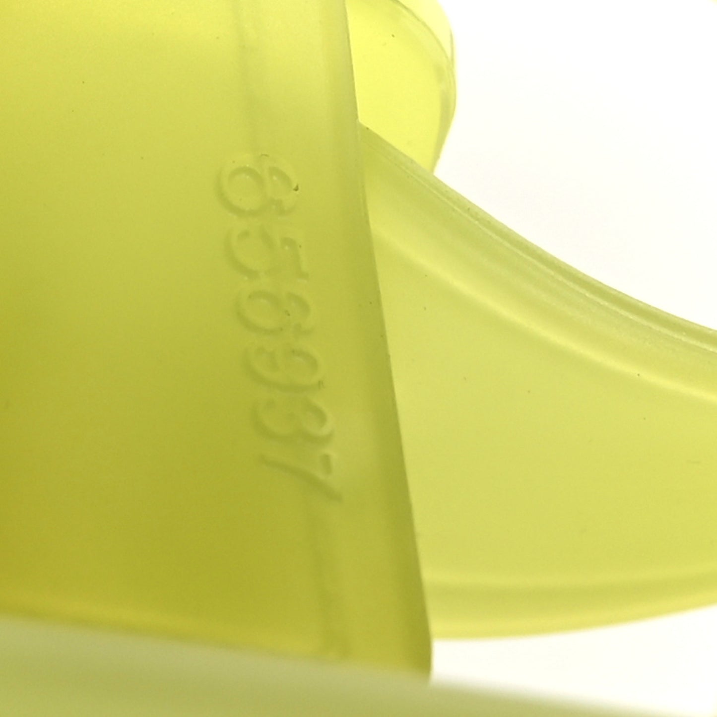 Technical Polyurethane Mallorca Slide Sandals 35 Fluo Yellow