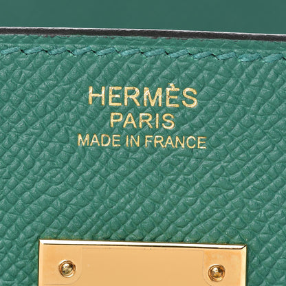 Hermes Epsom Birkin 30 Vert Vertigo 19 of 37