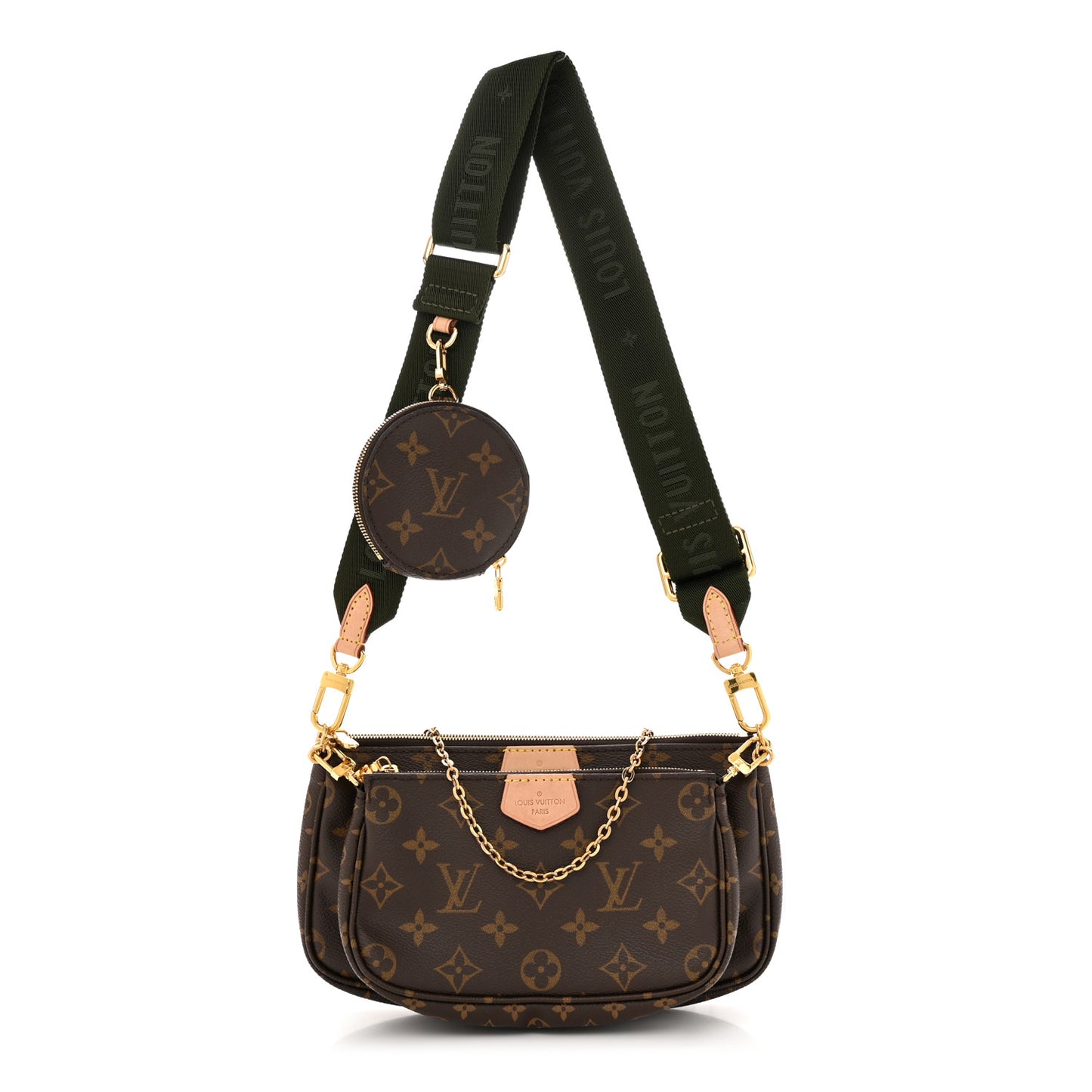 Monogram Multi Pochette Accessories Kaki