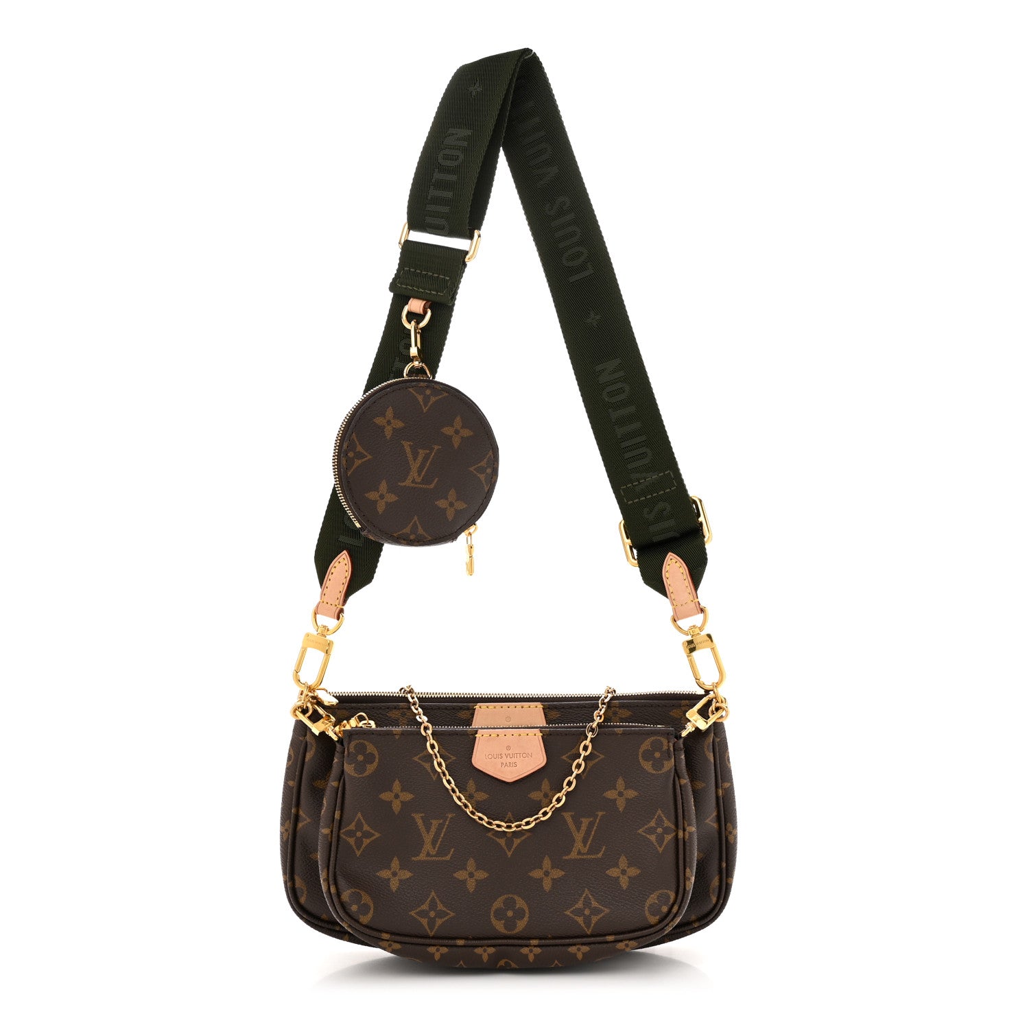 Louis Vuitton Monogram Multi Pochette Accessories Kaki 1 of 11
