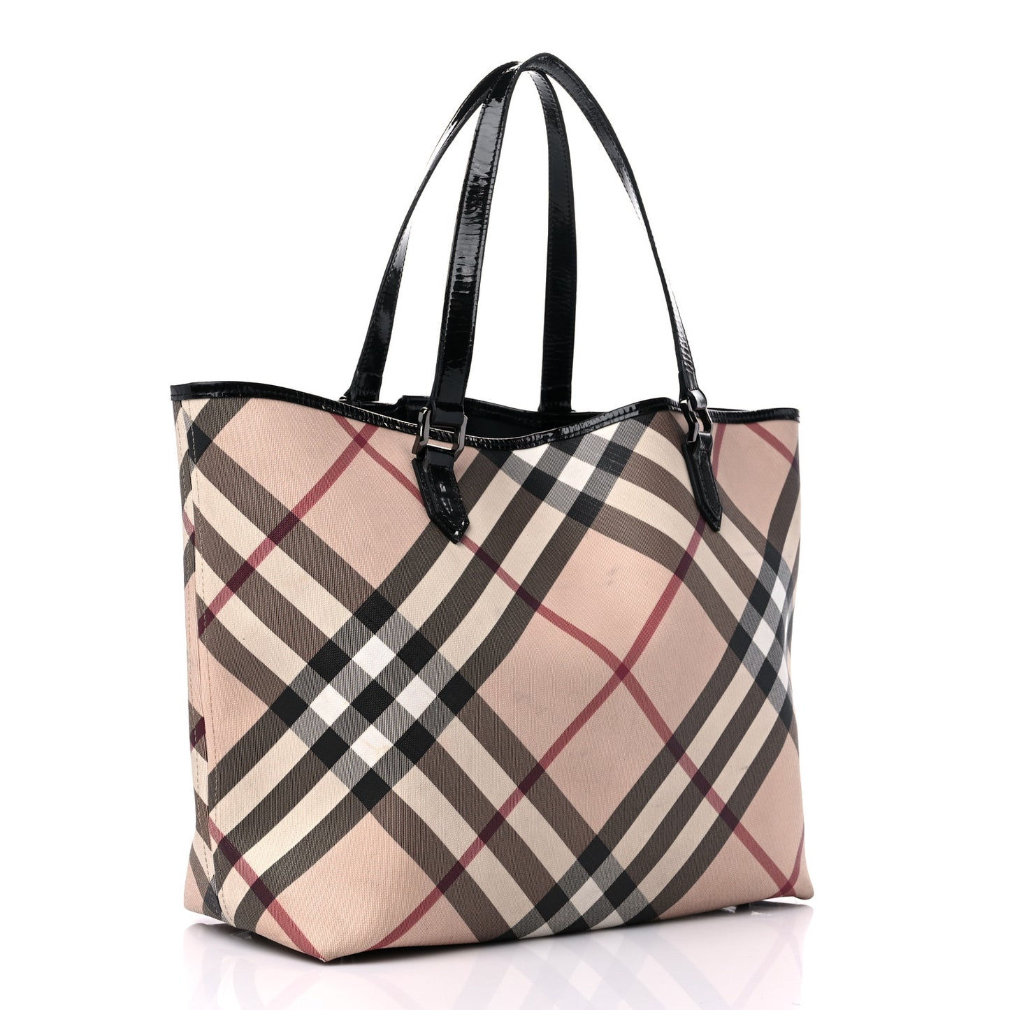Supernova Check Large Nickie Tote Black