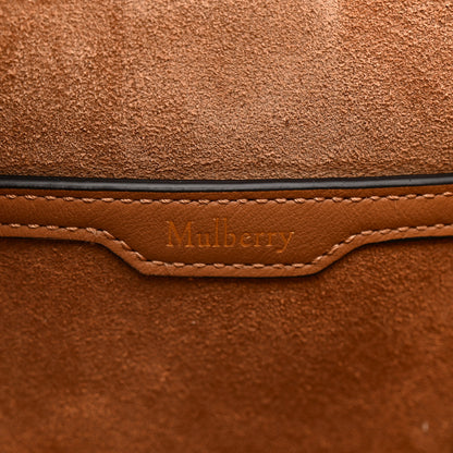 Mulberry Silky Calfskin Mini Rider's Top Handle Bag Teak 6 of 12