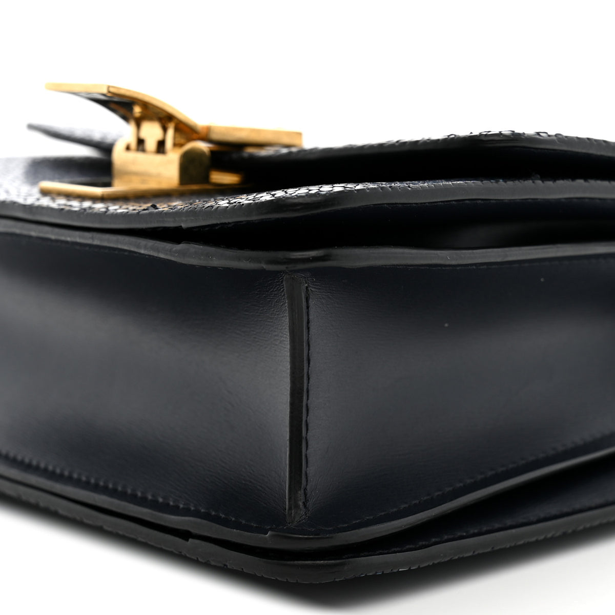 Celine Stingray Small Classic Box Flap Bag Navy 9 of 9