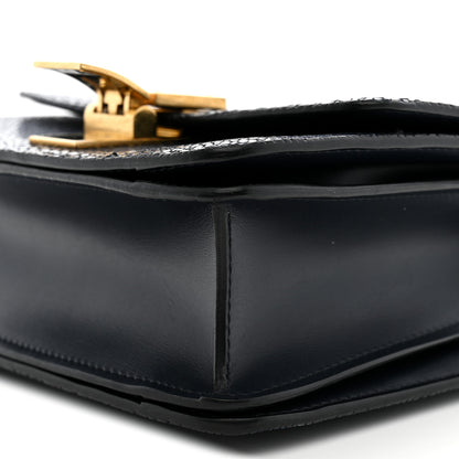Celine Stingray Small Classic Box Flap Bag Navy 9 of 9