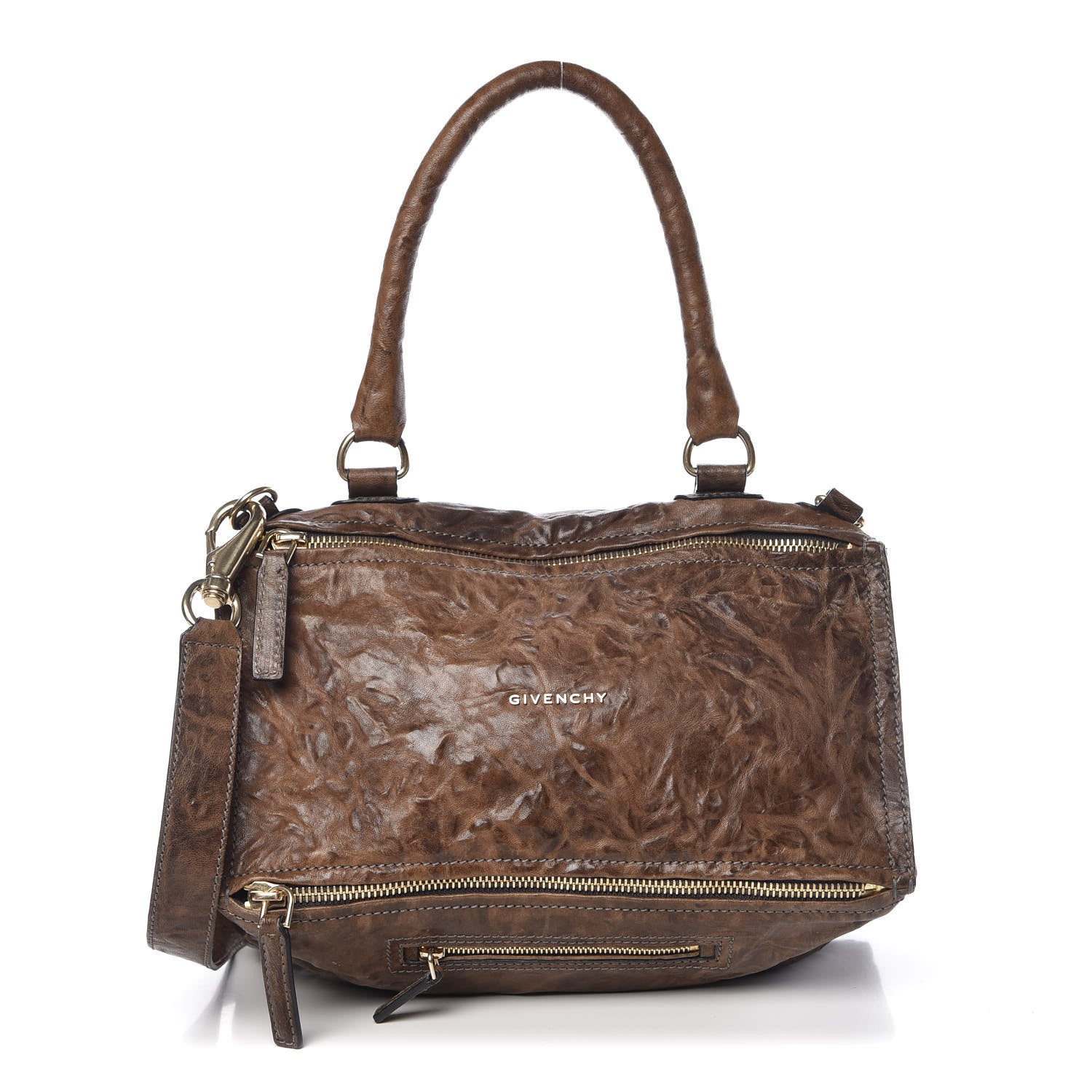 Givenchy Tumbled Sheepskin Medium Pandora Charcoal 1 of 14
