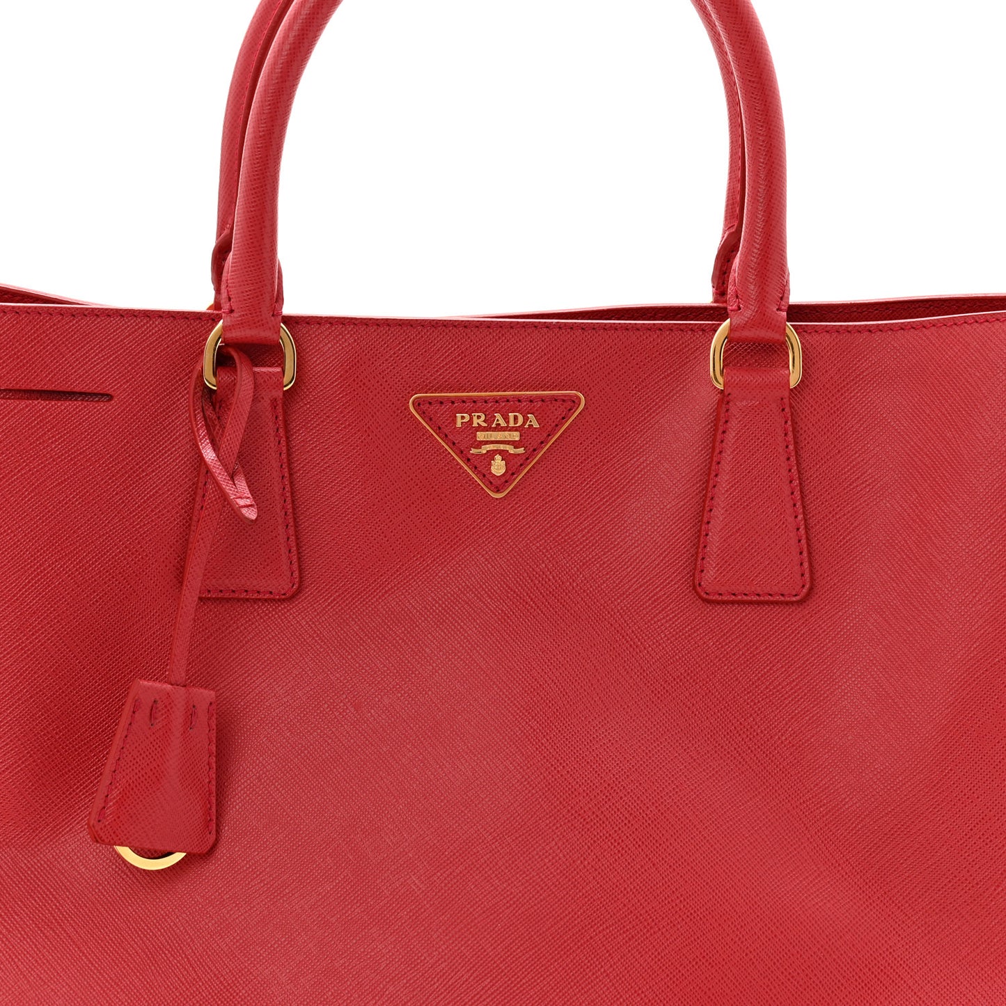 Saffiano Lux Tote Large Fuoco