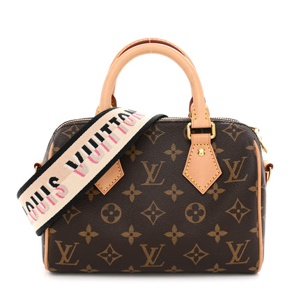 Louis Vuitton Monogram Speedy Bandouliere 20 Black 1 of 10
