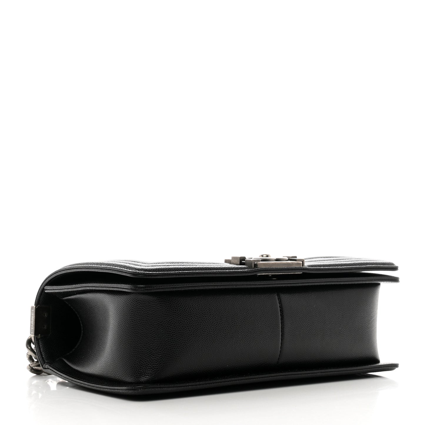 Caviar Quilted Medium Boy Flap Black