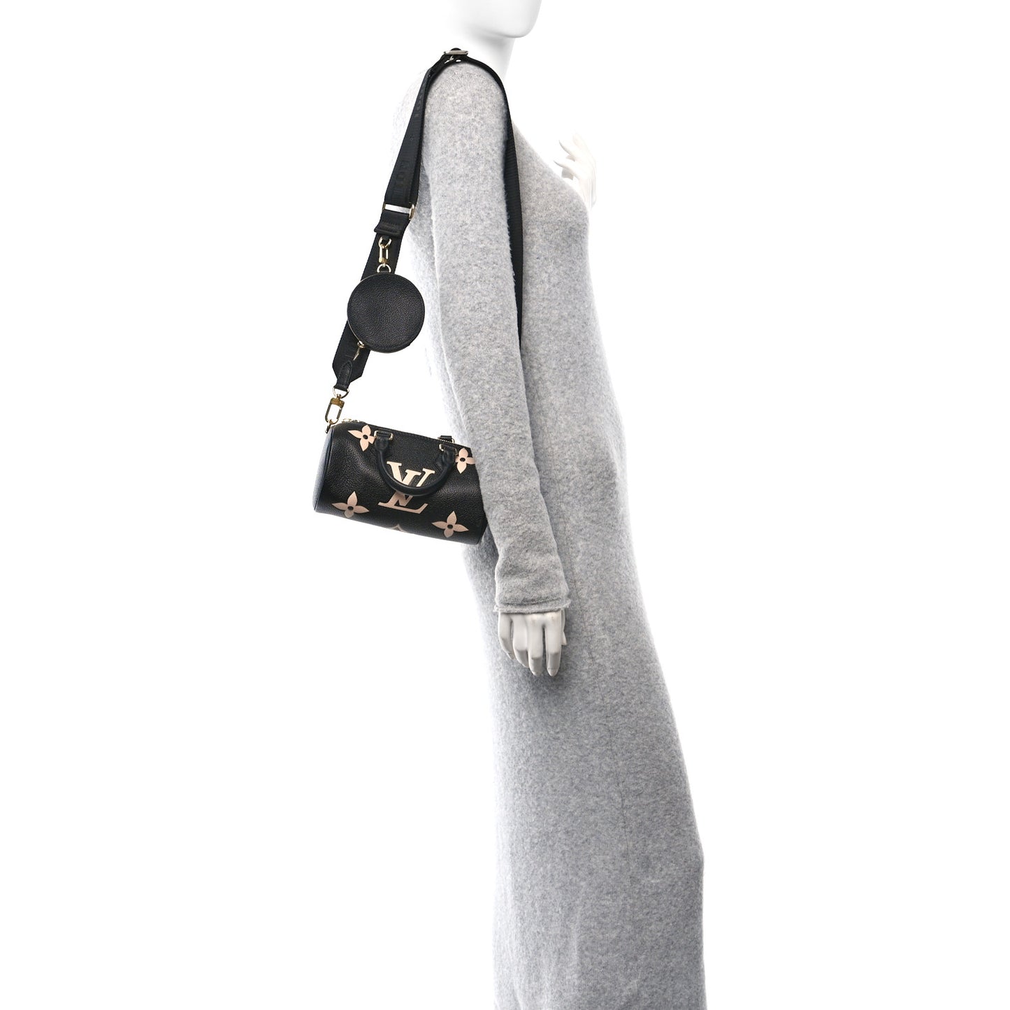 Empreinte Monogram Giant Papillon BB Black Beige