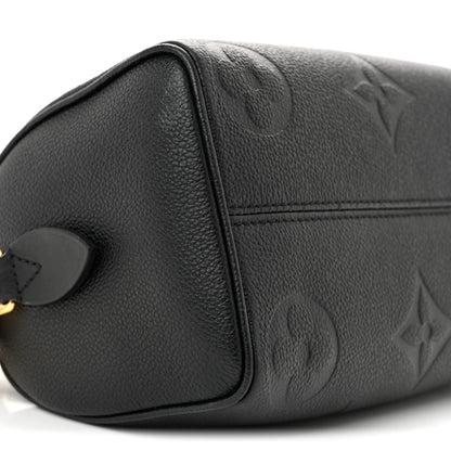 Louis Vuitton Empreinte Monogram Giant Speedy Bandouliere 20 Black 8 of 10