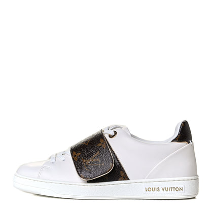Louis Vuitton Calfskin Monogram Frontrow Sneaker 36 White 1 of 4