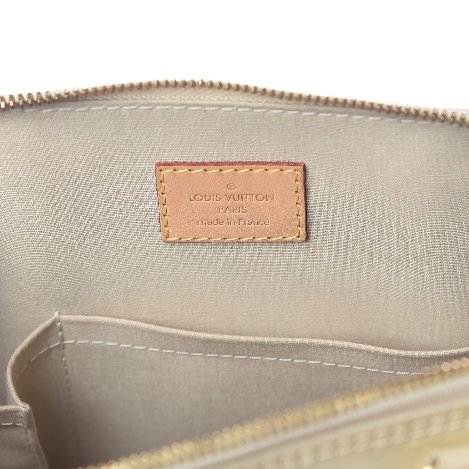 Louis Vuitton Vernis Alma PM Blanc Corail 6 of 16