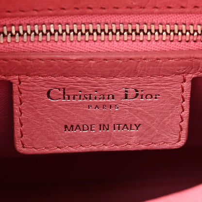 Christian Dior Ostrich Medium Lady Dior Pink 6 of 15