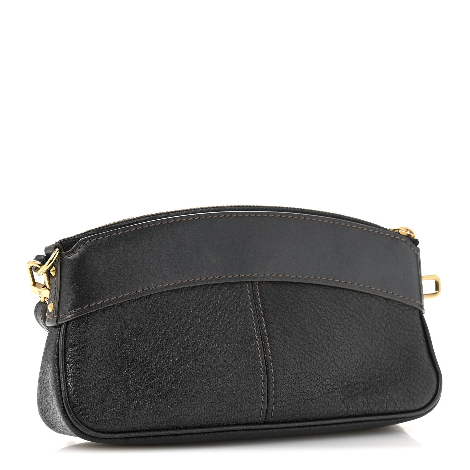 Louis Vuitton Suhali Lockit Clutch Chrome 3 of 12