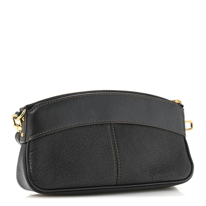 Louis Vuitton Suhali Lockit Clutch Chrome 3 of 12