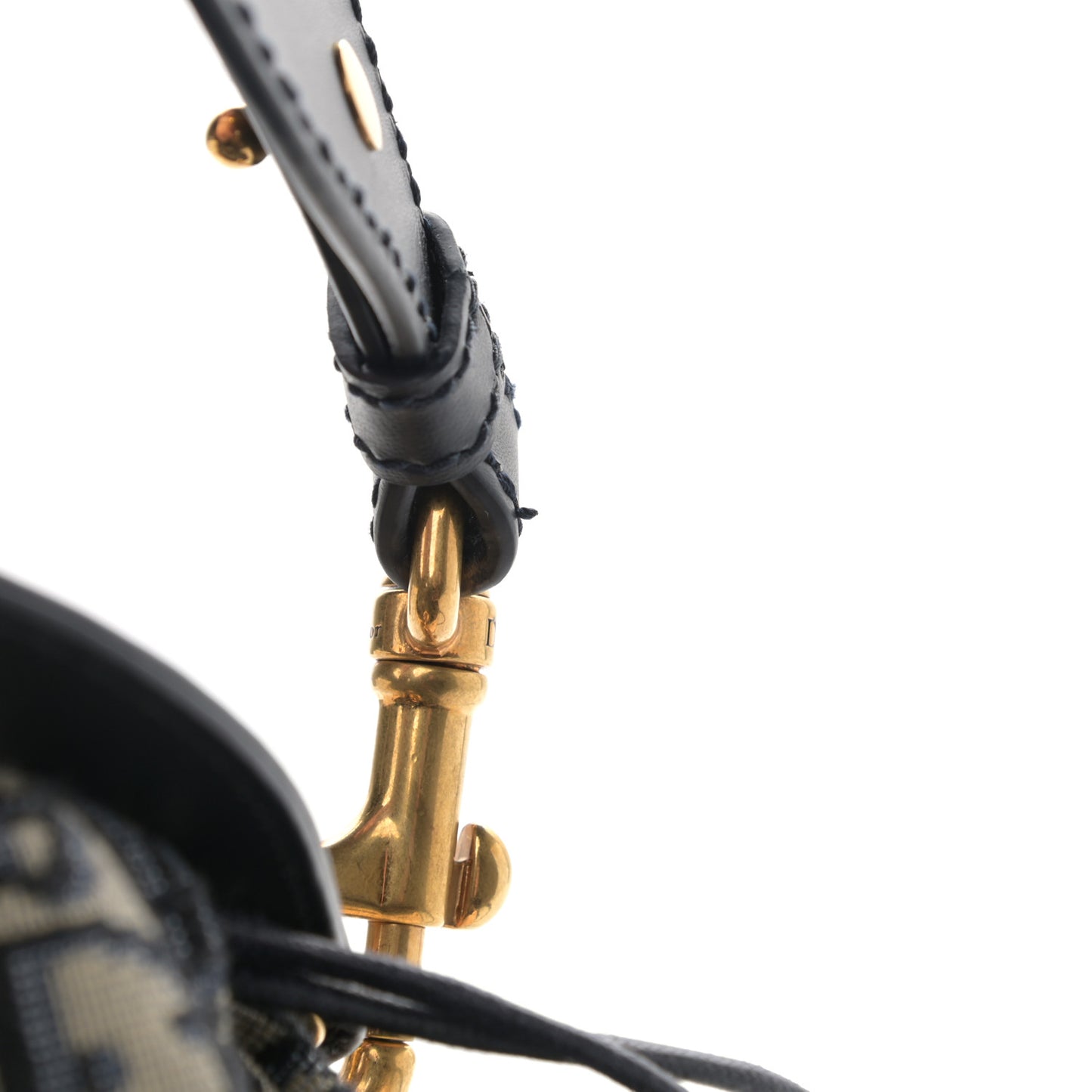 Wicker Oblique Medium Lady Dior Bag Blue