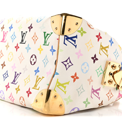 Louis Vuitton Monogram Multicolor Speedy 30 White 10 of 16
