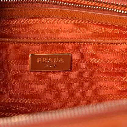 Prada Saffiano Large Galleria Double Zip Tote Papaya 6 of 13