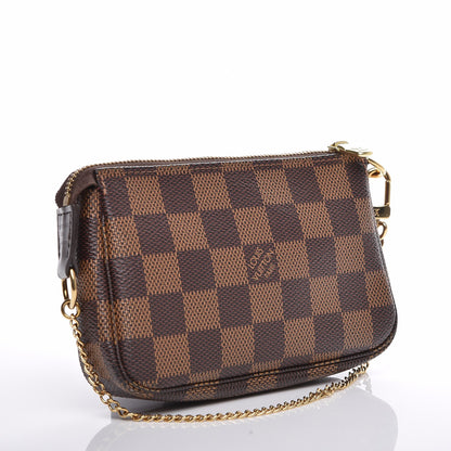 Louis Vuitton Damier Ebene Mini Pochette Accessories 3 of 6
