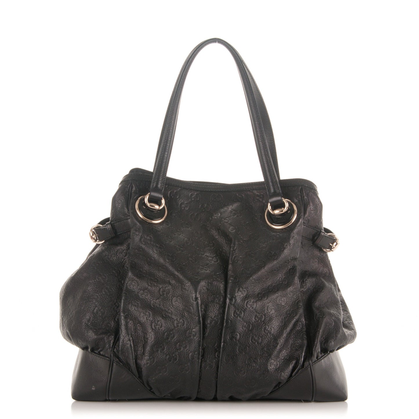 Guccissima Full Moon Tote Black